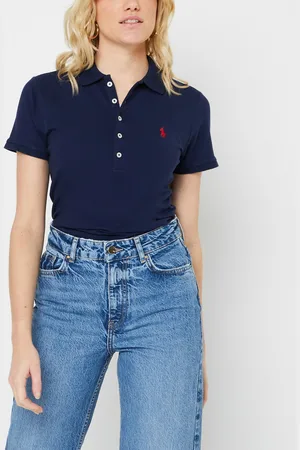 Ralph Lauren Polo cintré en coton stretch - Abbigliamento - Taglia L