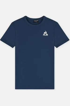 Le Coq Sportif EDG Tee SS N°1 Enfant Bleu Nocturne - Abbigliamento - Taglia 10A
