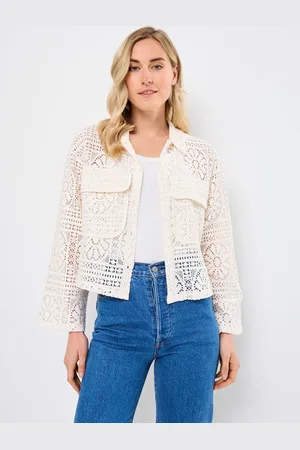 VILA VIMERINDA CROCHET L/S CARDIGAN/BFS - Abbigliamento - Taglia L