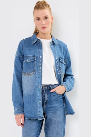 VILA VILORIE L/S DENIM SHIRT/C29 - Abbigliamento - Taglia 36