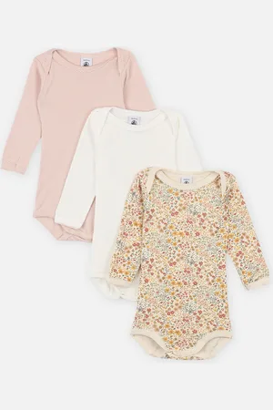 Petit Bateau 3 Bodies US ML A0BRG00 - Abbigliamento - Taglia 12M