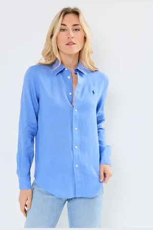 Ralph Lauren Classic-Long Sleeve-Button Front Shirt 211970730 - Abbigliamento - Taglia L
