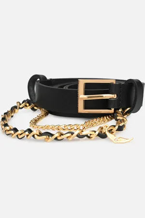 Zadig & Voltaire Rock Chain Belt Leather - Cinture - Taglia S