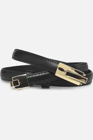 VILA VIKORI SLIM LEATHER JEANS BELT/EF - Cinture - Taglia 80