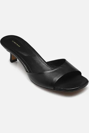 Rivecour Mules n°414 - Cuir nappa - Noir - Zoccoli - Taglia 36