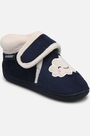 Isotoner Bottillons Velcro Fille - Micro-Eponge - Pantofole - Taglia 20