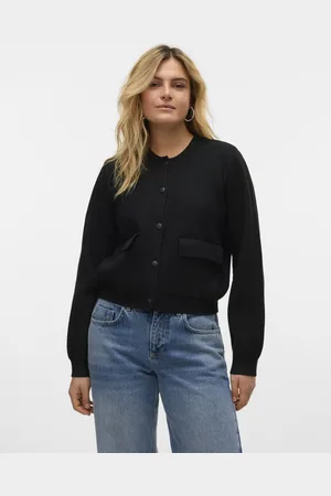 VERO MODA VMAPPLE LS O-NECK BOMBER CARDIGAN GA - Abbigliamento - Taglia L