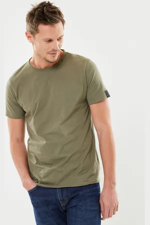 Replay T-shirt col rond basic kaki - Abbigliamento - Taglia S