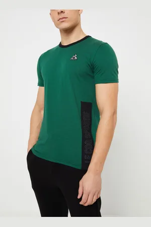 Le Coq Sportif TECH Tee SS N°1 M vert foncé camuset - Abbigliamento - Taglia S