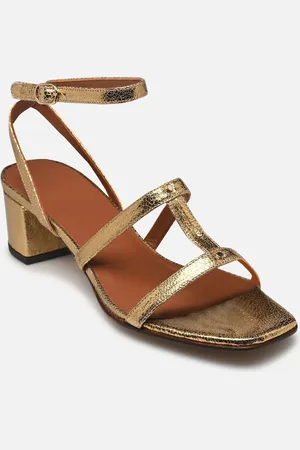 Rivecour Sandales n°902 - Cuir craquelé - Doré - Sandali e scarpe aperte - Taglia 36