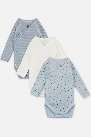 Petit Bateau 3 Bodies Naiss ML A0ATI00 - Abbigliamento - Taglia 12M
