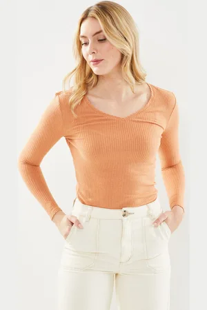 VERO MODA Vmhenna L/S V-Neck Top Jrs Lcs - Abbigliamento - Taglia XS