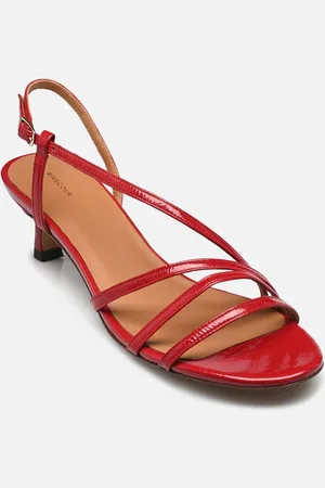 Rivecour Sandales n°464 - Cuir vernis - Rouge - Sandali e scarpe aperte - Taglia 36