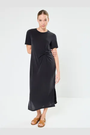 Pieces® Pcanora Ss O-Neck Midi Knot Dress Bc - Abbigliamento - Taglia XS