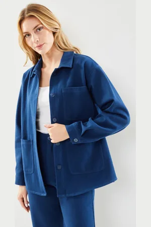 Pieces® Pcmaud Ls Denim Shacket Pa - Abbigliamento - Taglia XS