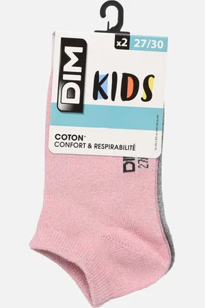 Dim Lurex Coton Style Socquettes Courtes X2 - Calze e collant - Taglia 27 - 30