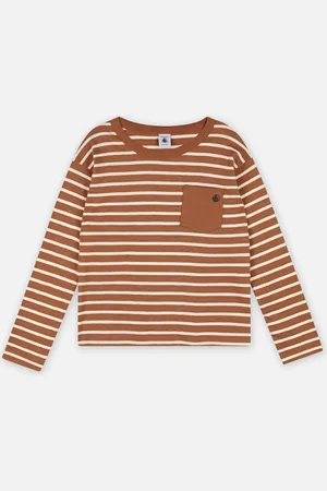 Petit Bateau Tee Shirt ML Enfant Cereale - Abbigliamento - Taglia 8A