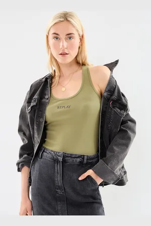 Replay Debardeur lavender petit logo - Abbigliamento - Taglia XS