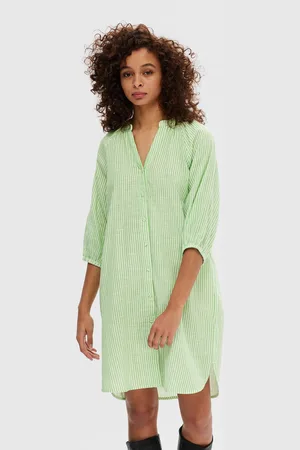 SELECTED Slfalberta 3/4 Stripe Short Dress Noos - Abbigliamento - Taglia 34
