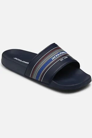 JACK & JONES JFWLEWIS STRIPE SLIDER - Sandali e scarpe aperte - Taglia 40