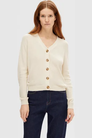 SELECTED Slfelinna Ls Knit Cardigan - Abbigliamento - Taglia S