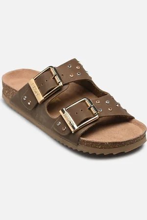 Colors of California Two buckle sandal nubuck stras - Sandali e scarpe aperte - Taglia 36