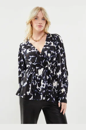 VILA Vizendaya Ls V-Neck Top/Rou - Abbigliamento - Taglia 34