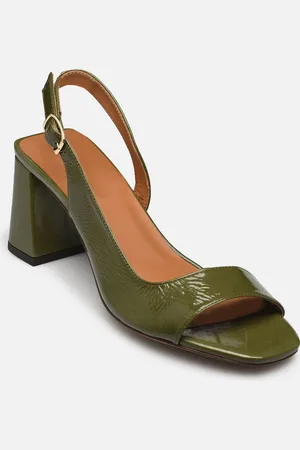 Rivecour Sandales n°674 - Cuir vernis - Kaki - Sandali e scarpe aperte - Taglia 36