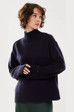 Tommy Hilfiger Wool Blend Mock-Nk Sweater - Abbigliamento - Taglia L