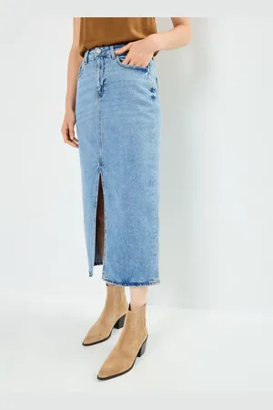 VILA VIJAF HW MIDI DENIM SKIRT-NOOS - Abbigliamento - Taglia 36