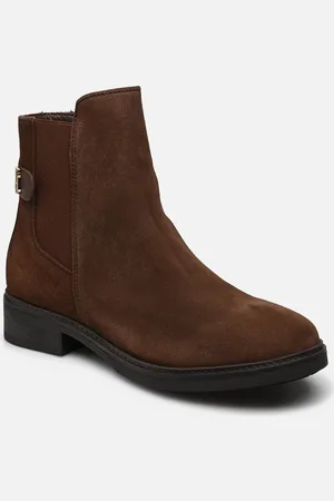 Tommy Hilfiger TH SUEDE FLAT BOOT - Stivaletti e tronchetti - Taglia 36