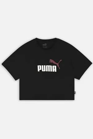 PUMA Girls Logo Cropped Tee - Abbigliamento - Taglia 8A