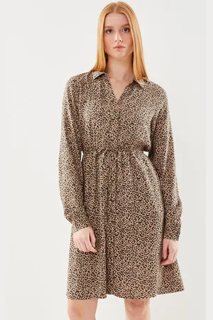 Pieces® PCNOVA LS TIE DRESS NOOS BC CP - Abbigliamento - Taglia XS