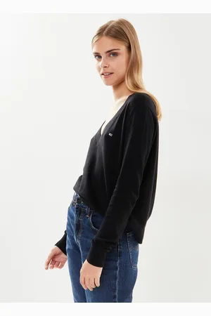 Tommy Hilfiger Tjw Essential Vneck Sweater - Abbigliamento - Taglia L