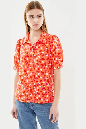Pieces® Pcmaylor Ss Shirt Kac Fc - Abbigliamento - Taglia XS