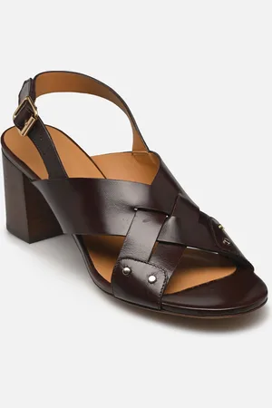 Rivecour Sandales n°688 - Cuir - Ebène - Sandali e scarpe aperte - Taglia 36