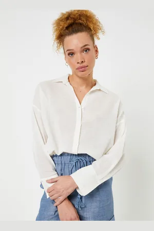 Pieces® PCKATINKA LS SHIRT BC - Abbigliamento - Taglia L