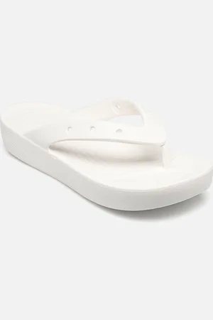Crocs Classic Platform Flip W Whi - Sandali e scarpe aperte - Taglia 36 - 37