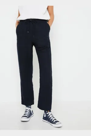 Tommy Hilfiger Boyfit Cas Linen Pull On Pant - Abbigliamento - Taglia 34