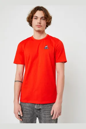 Le Coq Sportif ESS Tee SS N°4 M tech red - Abbigliamento - Taglia S