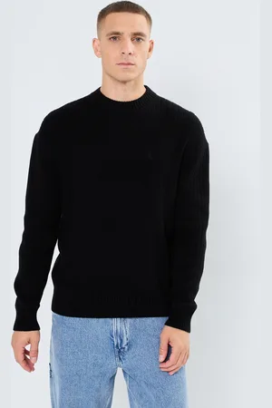 Calvin Klein Linear Sweater J30J326193 - Abbigliamento - Taglia XL
