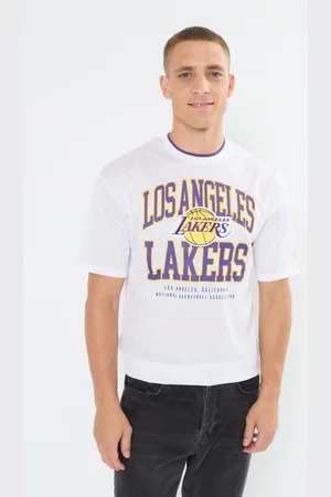 New Era Os Mesh Tee Los Angeles Lakers - Mixte - Abbigliamento - Taglia M