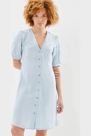 Pieces® PCKARYN 2/4 EMBROIDERY DRESS - Abbigliamento - Taglia XS