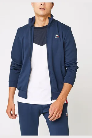 Le Coq Sportif ESS FZ Sweat N°3 M Dress Blues - Abbigliamento - Taglia S