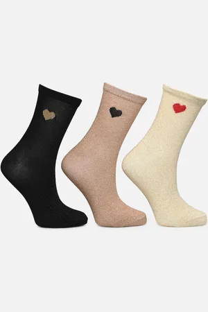 Pieces® Pcnolia Lurex Socks 3-Pack Kac Fc - Calze e collant - Taglia T.U