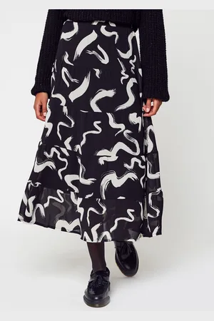 Moss Copenhagen Kelsey Rikkelie Maxi Skirt AOP - Abbigliamento - Taglia L
