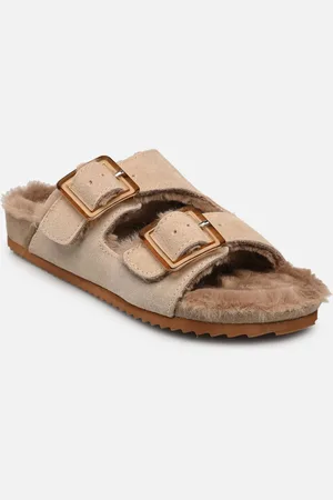Colors of California Suede furry bio 2 buckles - Pantofole - Taglia 40