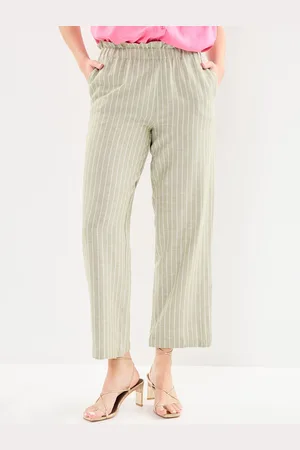 VILA Viprisilla Striped H/W Pants - Abbigliamento - Taglia 34