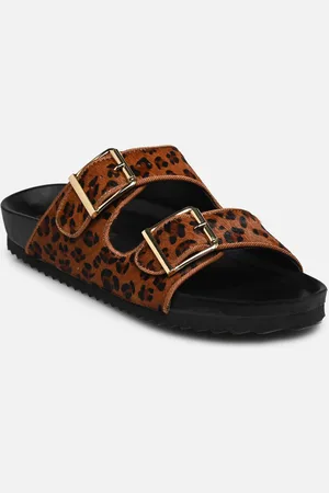 Colors of California Two buckles sandal pony hair - Zoccoli - Taglia 36
