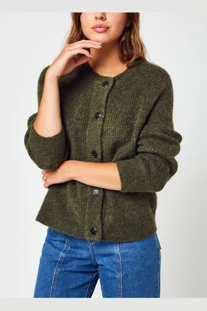 SELECTED Slflulu Ls Knit Short Cardigan B Noos - Abbigliamento - Taglia XL